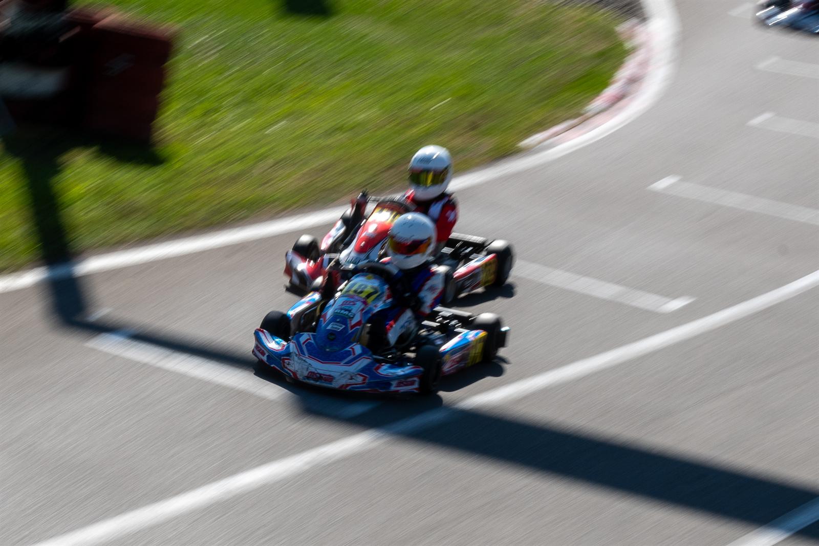 Kart race at Rotax Cup Wohlen